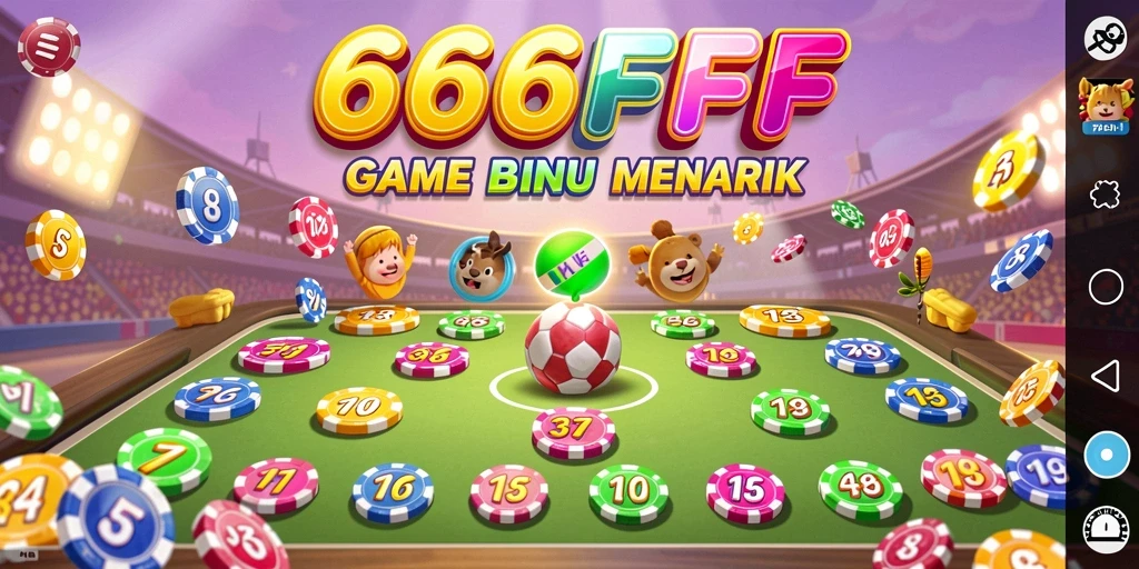 Tampilan menarik dari gameplay Bingo di 666FF.