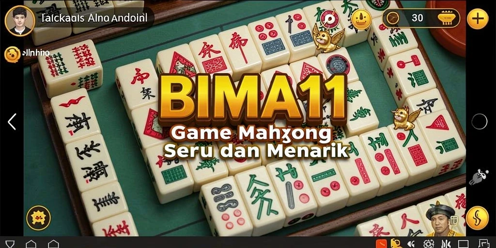 Tampilan utama BIMA11 dengan gameplay Mahjong yang menarik.