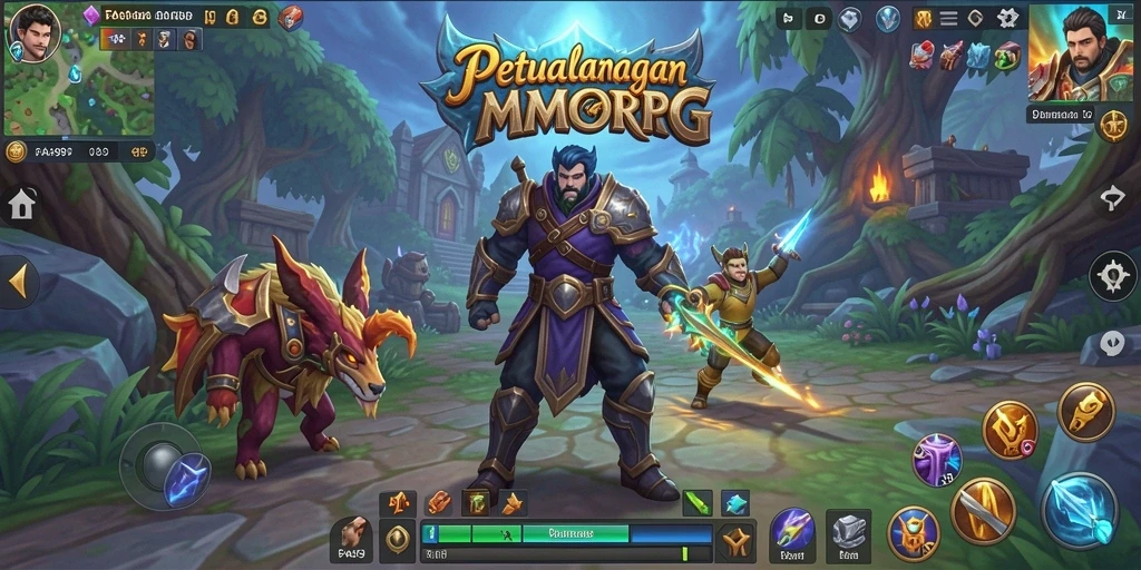 Screenshot gameplay FA99 menampilkan aksi seru dalam pertempuran MMORPG.
