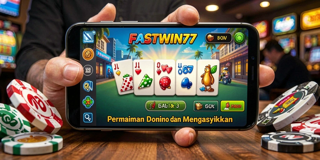 Tampilan seru gameplay Domino di FASTWIN77 yang mengasyikkan.