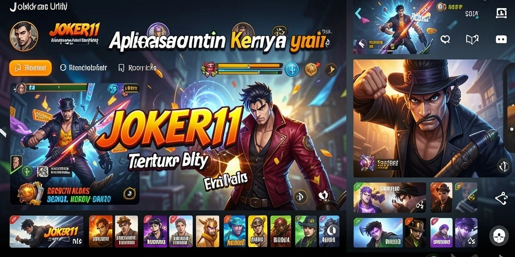 Screenshot utama JOKER11 menampilkan antarmuka yang intuitif dan fitur menarik.