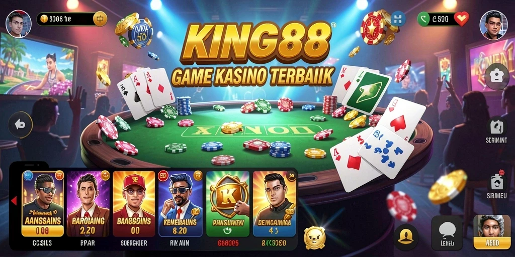 Gameplay seru KING88 menampilkan keseruan kasino dalam genggaman Anda.