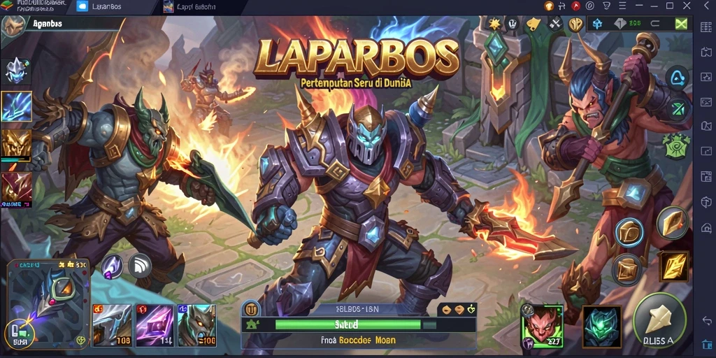 Tampilan layak dari gameplay seru LAPARBOS.