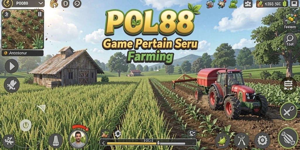 Tampilan gameplay menarik dari POL88 yang menunjukkan aktivitas bertani.