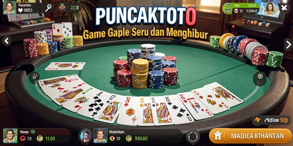 Tampilan gameplay seru dalam PUNCAKTOTO dengan berbagai fitur menantang.