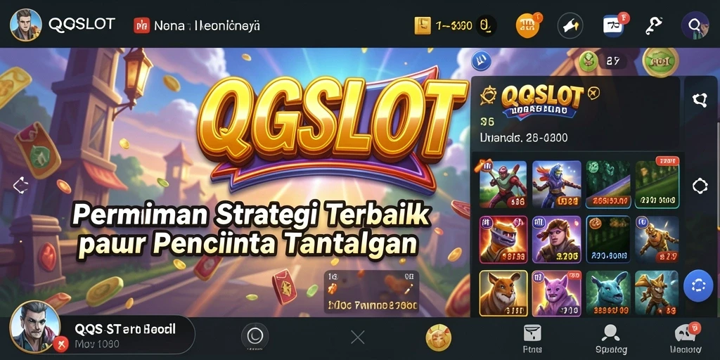 Tampilan gameplay QQSLOT yang menegangkan dan strategis.