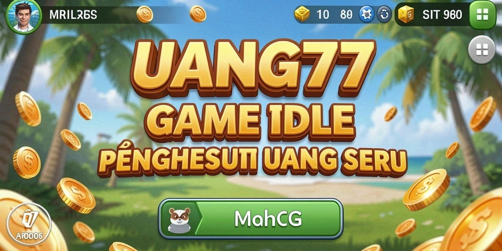 Tampilan gameplay UANG77 yang menyenangkan dan adiktif.